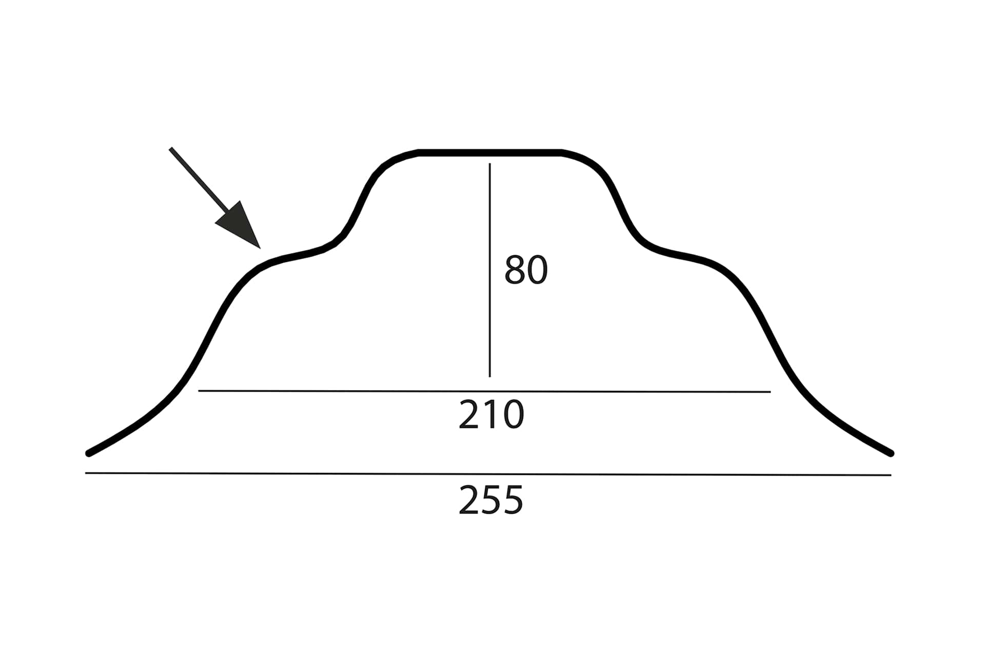 Omega - Rundfirst groß – Bild 2