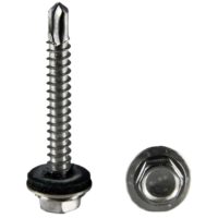 Edelstahlschrauben 6,5x65mm für Holz UK, D16 blank, 100 Stück