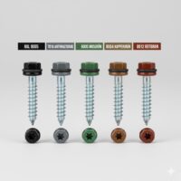 Stahlschrauben 4,8x35mm für Holz UK, D14 lackiert und blank (Tiefsicke)